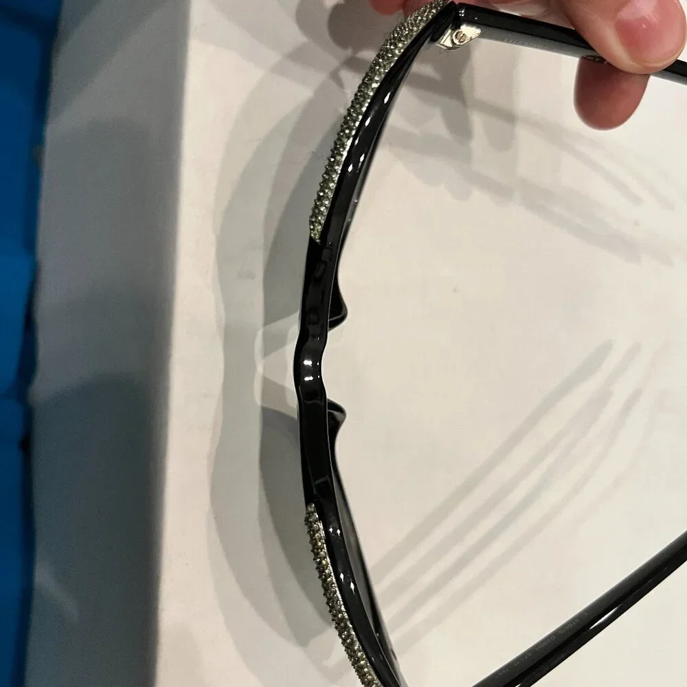 Valentino Sunglasses - Black with Crystals - Picture 13 of 14